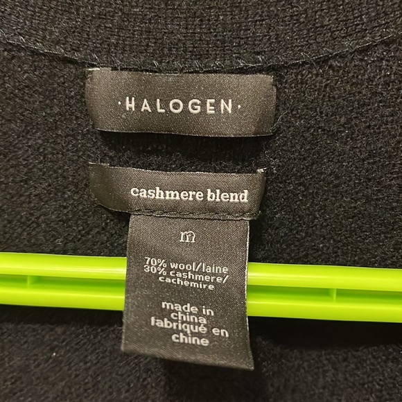 Halogen Cashmere Blend Long Cardigan - Picture 2 of 5